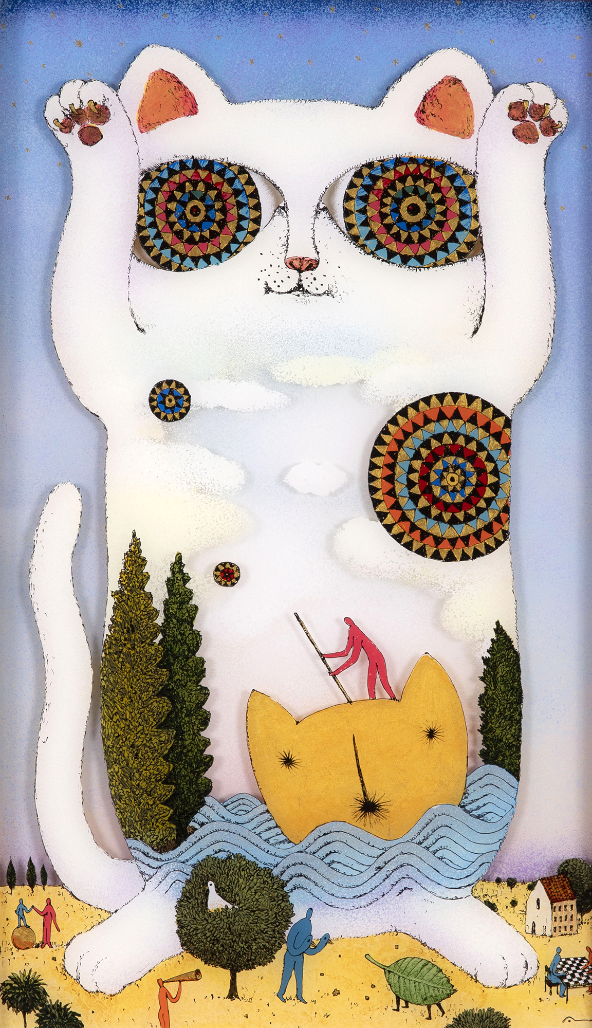 【真作】綿引明浩 リトグラフ 抽象画 押印あり 綿引明浩クリアグラフ展 - 京成百貨店｜茨城県水戸市