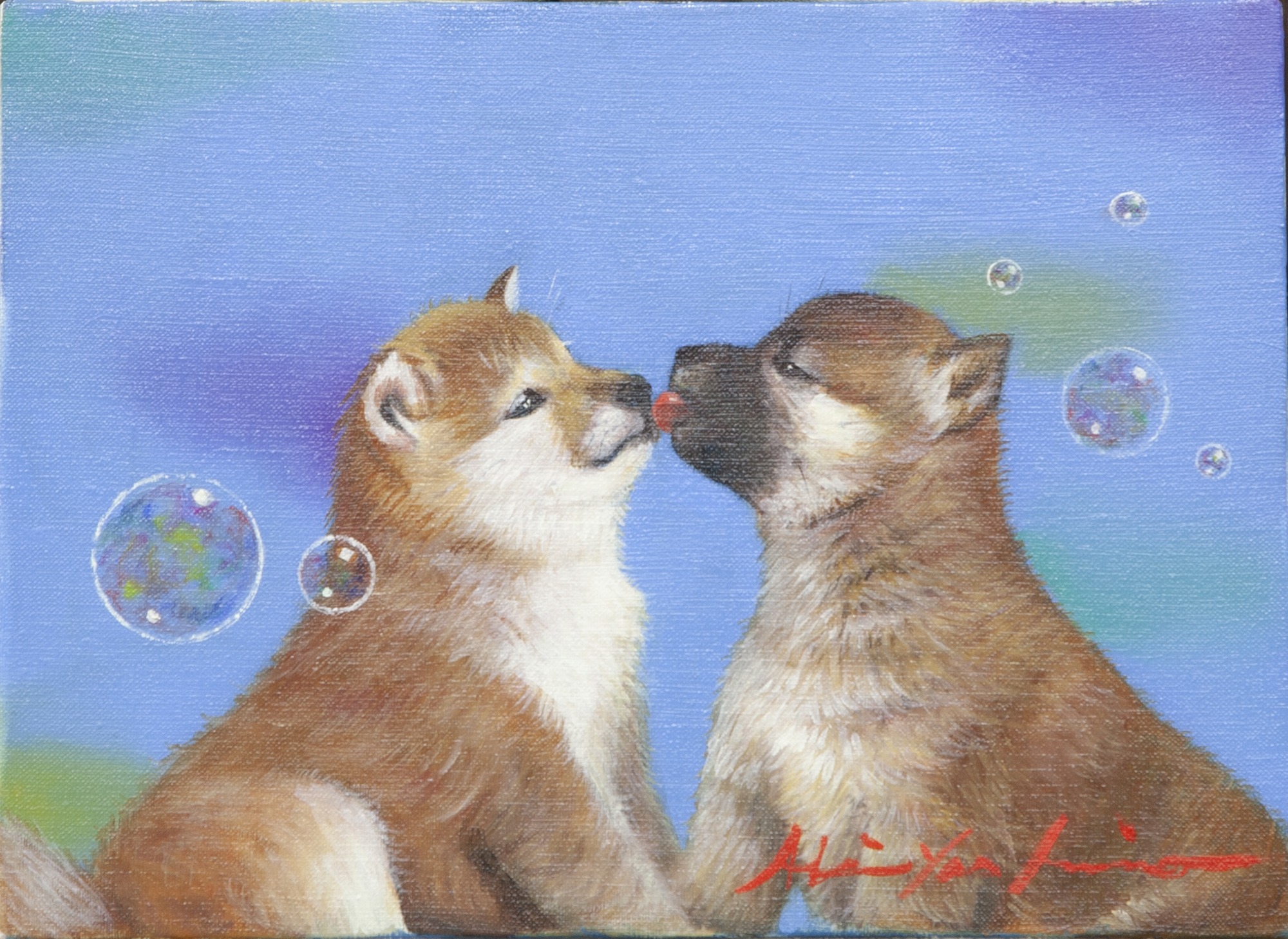 八代亜紀 絵画 ママとにいちゃんと　サンバさん専用 八代亜紀絵画展 - 京成百貨店｜茨城県水戸市