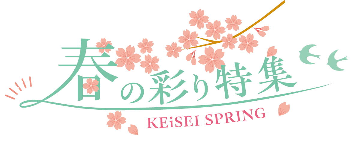 春の彩り特集メインビジュアル